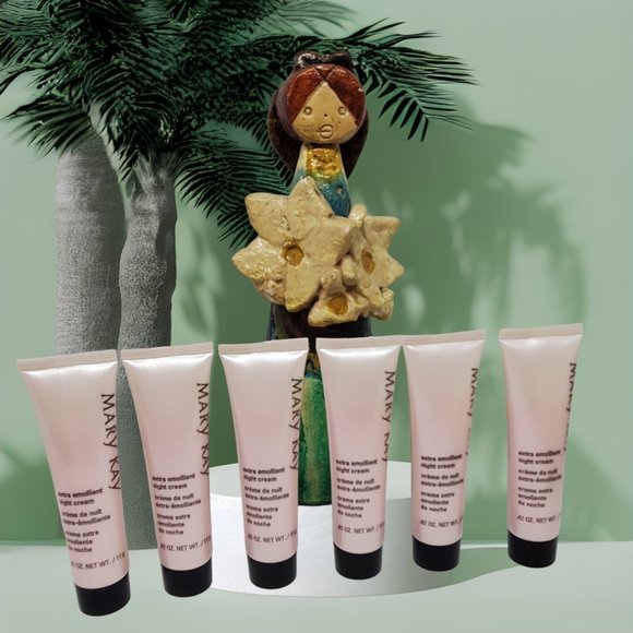 Extra Emollient Night Cream, Travel Size .42 oz. each-Lot of 6 - Mary Kay - Picture 1 of 6